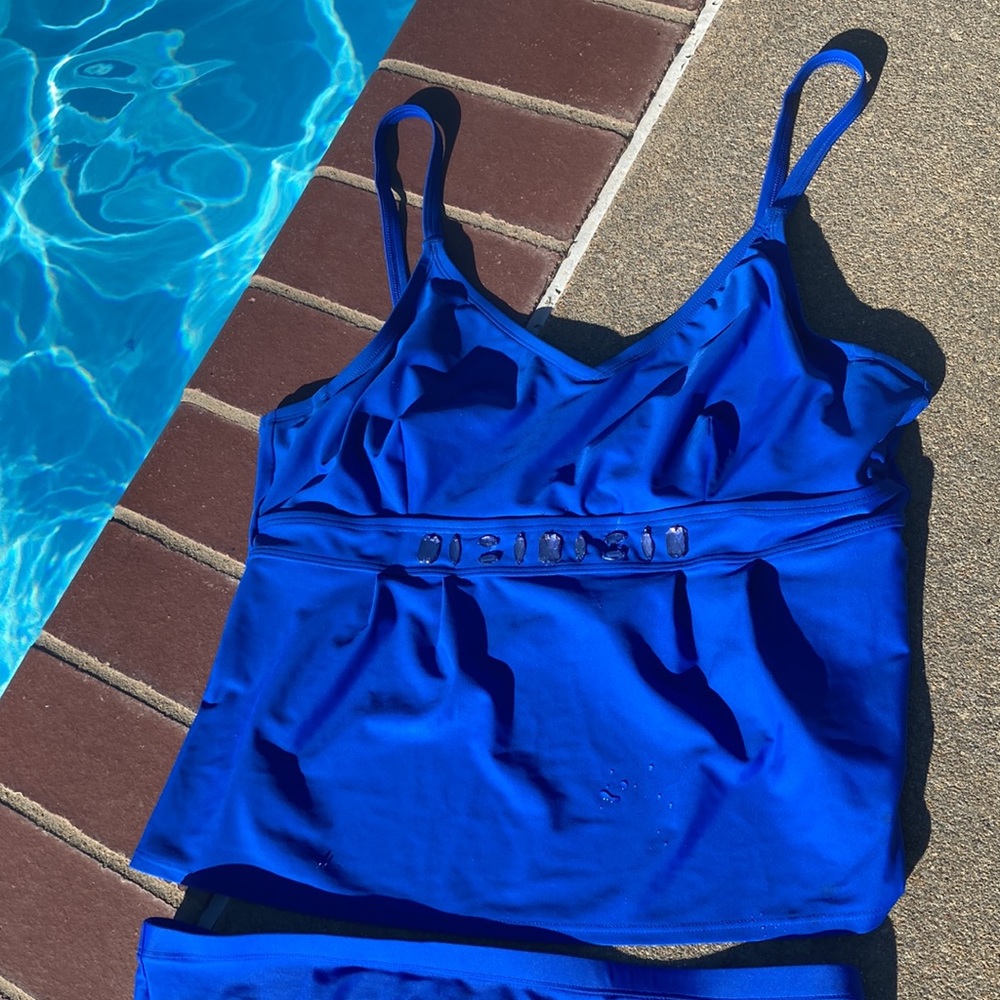 New Arizona Royal Blue 2 piece Tikini Set  Sixe 14